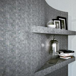 Alttoglass mosaicos Stamp Black Iridiscent