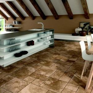 Pavimento cucina Arcana Sole Emilia Noce