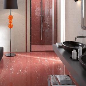 Pavimento revestimento ceramico Casalgrande Padana Marmogres Rosso Laguna