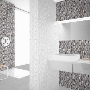 Azulejos mosaicos para Baño Emigres Sagunto gris