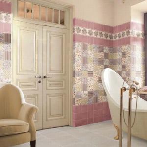 Mainzu azulejos Tissu rosa