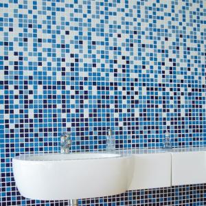 Azulejos mosaico de pared Degradado Azul