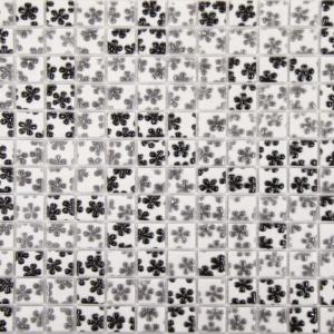 Mosavit Mosaico Dreams Flor Gris-Negro