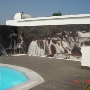 HD Mosaico Vidrio Waterfall