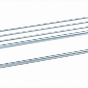 Inox shelf with bar 09023.B