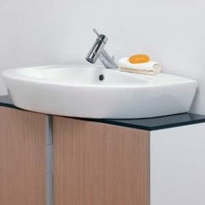 Newday wash basin 80 cm w fixing kit