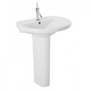 Reflex wash basin 66 cm w fixing kit