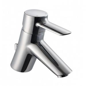 Torus basin mixer w pop up waste