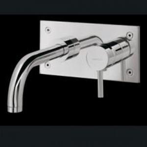 Tube wall mounted mixer f wash basin