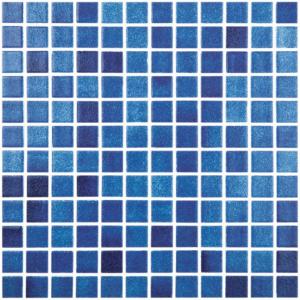 Vidrepur mosaico A Niebla Azul Marino 25X25