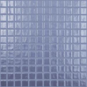 Vidrepur mosaico Plateado Gris 25x25