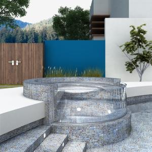 Vidrio mosaico Vidrepur Shell Deep