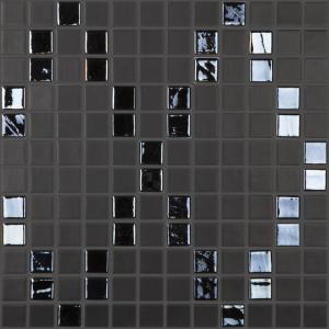 Vidrepur mosaico Negro Trento 25X25