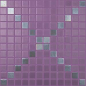 Vidrepur mosaico Malva Trento 25X25