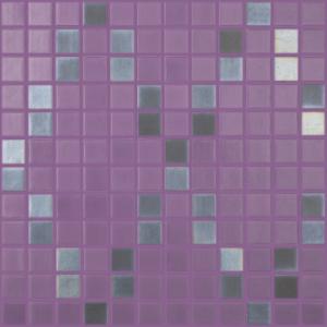 Vidrepur mosaico Malva Geometria 25X25
