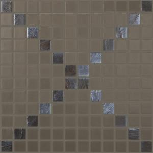 Vidrepur mosaico Antracita Trento 25X25