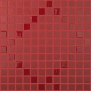 Vidrepur mosaico Rojo Rombo 25X25