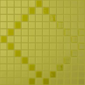 Vidrepur mosaico Pistacho Rombo 25X25