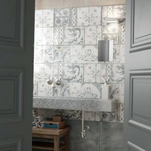 Azulejos bańos Zirconio Antique Grey